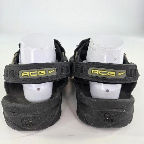 Nike ACG Air Deschutz Sandals US 9 Mens Black Strappy Outdoor Hiking Shoes